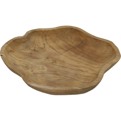 Home Styling Collection Dekorativní tác na teak 35x30x4cm stojan na hrnce