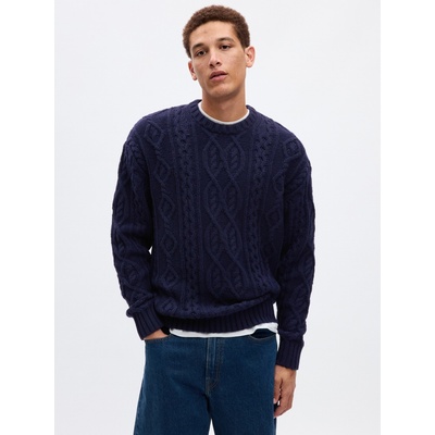 GAP Плетен пуловер с вълнена смес GAP GAP | Sin | МЪЖЕ | XL