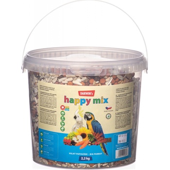 Darwin's Happy Mix Veľký papagáj 2,3 l