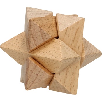 Image 1 of Johntoy Дървен 3D пъзел - главоблъсканица, Johntoy - Вид 1 (28173-1)