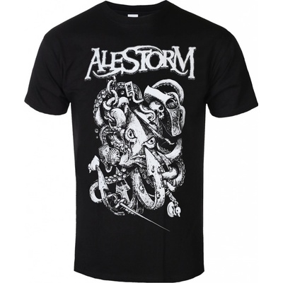 Tričko metal Napalm records Alestorm Octopus čierne