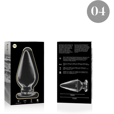 Nebula series by ibiza стъклен анален разширител модел 4 NEBULA 12 x 5 см