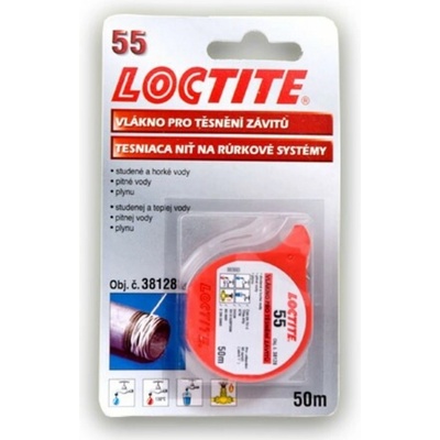 Závitové těsnící vlákno, 50 m - Loctite 55