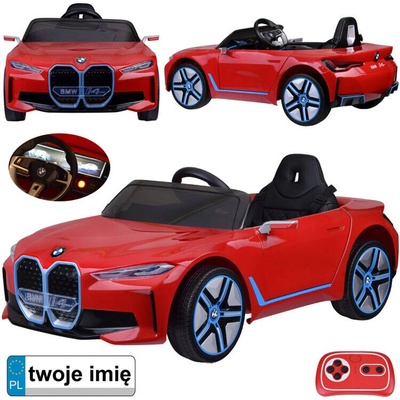 Mamido elektrické autíčko BMW i4 2,4 GHz červená