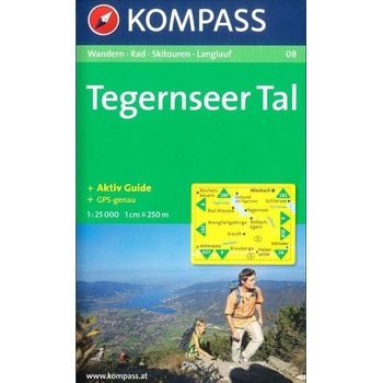Tegernseer Tal (Kompass - 08) - turistická mapa