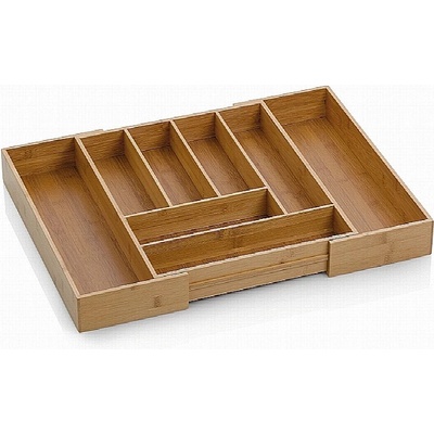 KELA Příborník nastavitelný KALMA bambus 35-58x43x6,5cm KL-12013