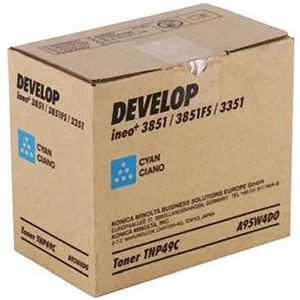 Develop Тонер касета DEVELOP TNP49C, ineo+ 3351, +3851, 12000 k. , Cyan (DEV-TON-CAS-TNP49C) - stokatastoki