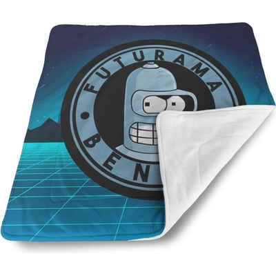 Sablio Detská deka pre bábätko Futurama Bender Čtvrtá dimenze