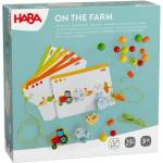 HABA Дървена игра за нанизване Ферма с шаблони (2014447001)