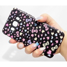 Púzdro Print Case 3D Hearts Samsung Galaxy J5 2016 J510 čierne