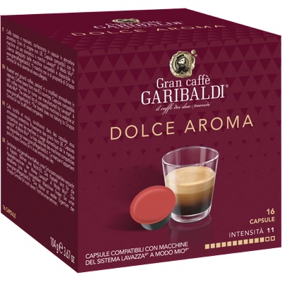 Gran Caffe GARIBALDI Гарибалди кафе капсули Долче Арома 16бр. АММ система