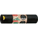 Paclan Торби за отпадъци с връзки Paclan - Ecoline, 120 l, 10 броя, черни (HGFP142)