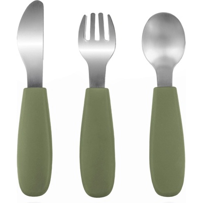 Zopa Силиконови детски прибори Zopa - Forest Green (954576)
