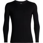 Icebreaker Мъжко мериносово термобельо Icebreaker 260 Tech L/S Crewe Merino base layer - Black - размер XXL (015-0865-0115)