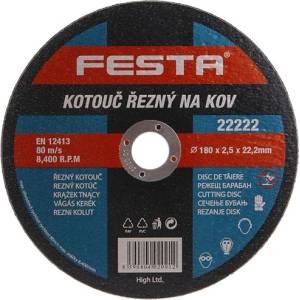 FESTA Диск за рязане на метал 180x2.5x22.2 мм 22222.01 (22222.01)