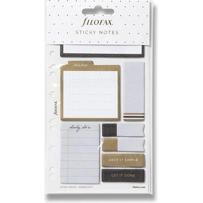 Filofax Lepiace bločky Multi Moonlight náplň osobných/A5 diárov
