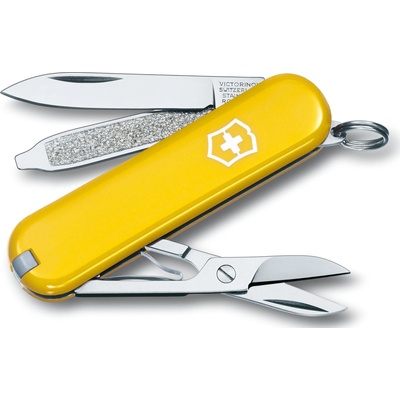 Victorinox Швейцарски джобен нож Victorinox - Classic SD, 7 функции, жълт (0.6223.8)