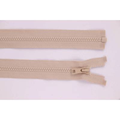 de-park Zip YKK - 55cm - dělitelný - bílá káva - 710