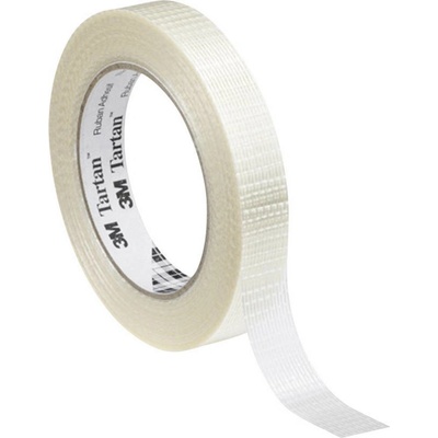 3M vláknitá lepiaca páska Tartan priehľadná 50 m x 25 mm