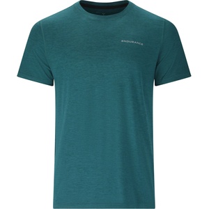 ENDURANCE Мъжка спортна тениска ENDURANCE Abdon Melange S/S Tee Sport shirt - Dark Sea (216-4581-1411)