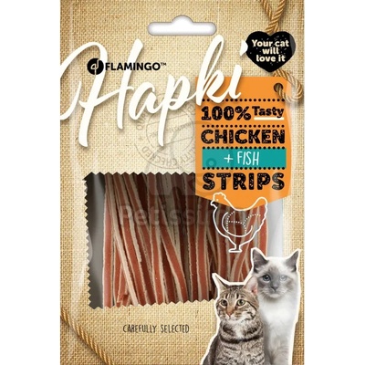 Flamingo Hapki Sushi Strips - ленти с пилешко и риба 50 г