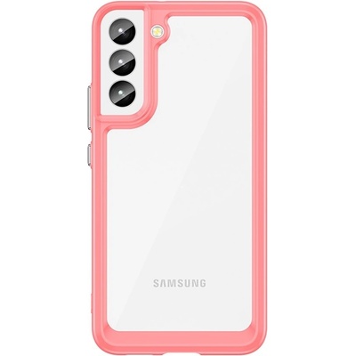 HQWear Кейс Outer Space за Samsung Galaxy S22 + (S22 Plus) Твърд, с гел рамка, Червен (9145576248737)
