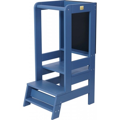 MeowBaby Moderná učiaca veža s tabuľou Blue