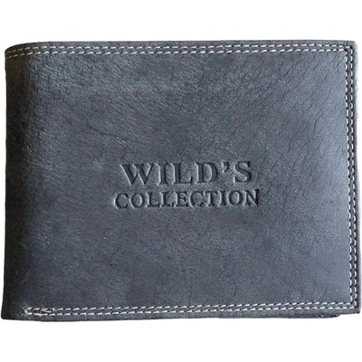 Pánská kožená Wild's Collection šedá