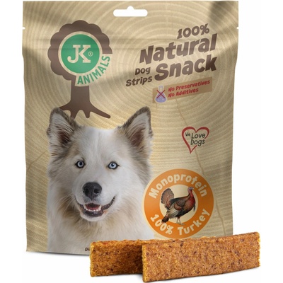 JK ANIMALS 100% Natural Snack Přírodní Monoprotein Turkey 500 g