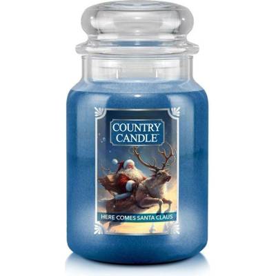 Country Candle Here Comes Santa Claus 652 g
