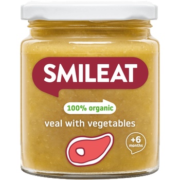 Smileat био пюре говеждо и зеленчуци 230 г