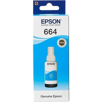 Epson БУТИЛКА МАСТИЛО ЗА EPSON L100/L110/L200/L210/L300/L355/L550 - Ink Bottle - Cyan - /664/ - T6642 - PN C13T66424A (201EPST6642)