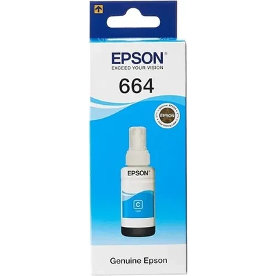 Epson БУТИЛКА МАСТИЛО ЗА EPSON EcoTank L100/L110/L200/L210/L300/L355/L550/L1455 - Ink Bottle - Cyan - /664/ - T6642 - PN C13T66424A (201EPST6642)