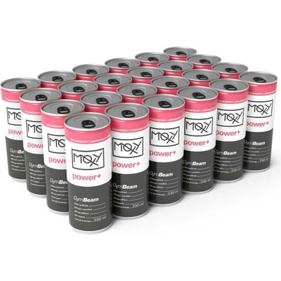 Moxy power+ Energy Drink Jahodová limonáda 24 x 330 ml