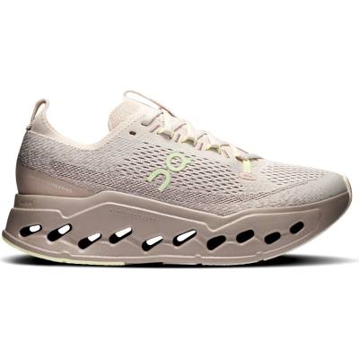 On Дамски маратонки On Women's Cloudsurfer Max Running shoes - Pelican / Limelight - размер 37, 5 (EU) (123-2217-0214)