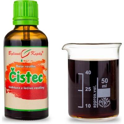 Bylinné kapky Čistec kvapky Duša rastlín tinktúra 50 ml
