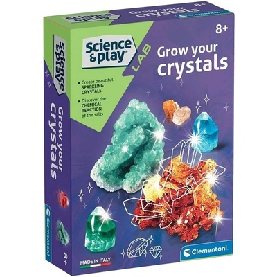Clementoni Образователен комплект Clementoni Science & Play - Направи мини кристали (61559)