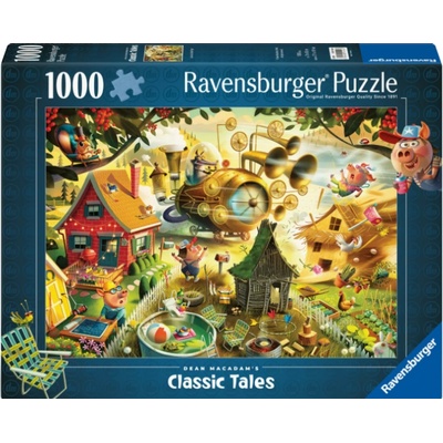 Ravensburger Puzzle Look Out Little Pigs 1000p (12001004)