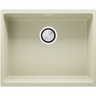 Твоят Стил Бежова кухненска мивка от гранит Лондон 60 Slim XL 560 x 470 mm