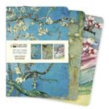 Flame Tree Publishing Vincent van Gogh: Blossom Set of 3 Midi Notebooks