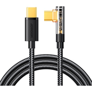 Joyroom S-CC100A6 USB-C Angle 100W, 1,2m, černý