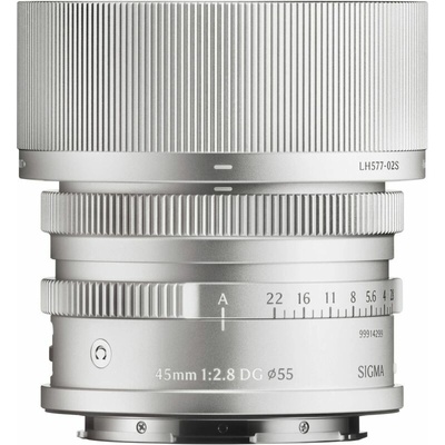 SIGMA 45 mm f/2,8 DG Contemporary pre L-mount strieborný