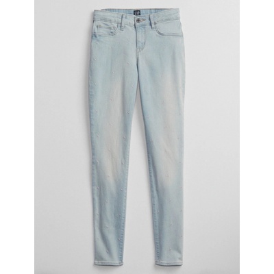 GAP Dětské džíny mid rise joggers Modrá
