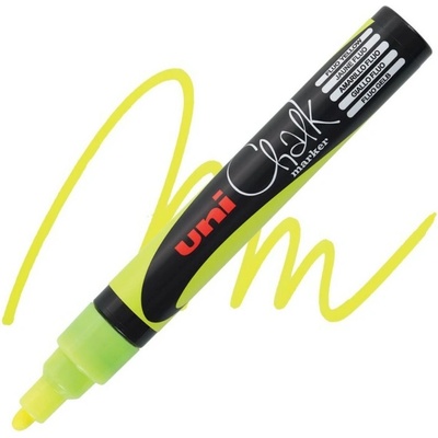 Uni PWE-5M Chalk fluo žlutá