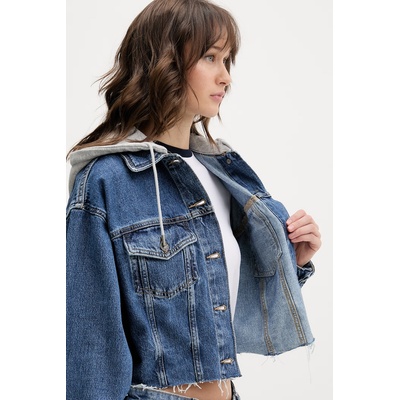 Guess Jeans Дънково яке Guess Jeans (W6RN11.D5R2C)