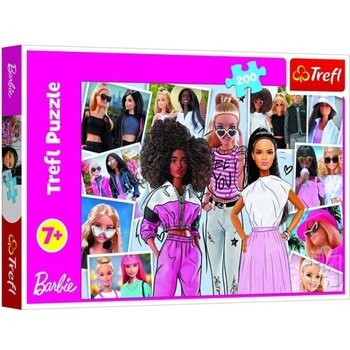 Trefl Puzzle 200 - В света на Barbie / Mattel, Barbie
