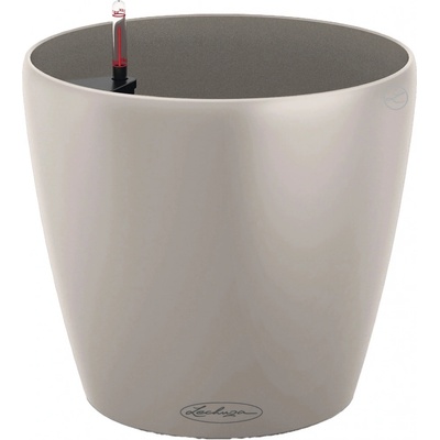 Lechuza Samozavlažovací květináč CLASSICO Color 21 písk.hnědá, 21,5 x 20,5cm – Hledejceny.cz