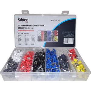 SILVER Кабелни втулки изолирани комплект 1200 бр. 0, 5-10 мм2 67436 (s11355)