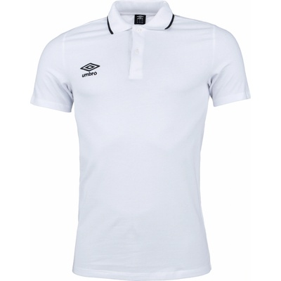 Umbro FW Pique polo biele čierne