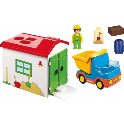 Playmobil 70184 Vyklápěcí auto s garáží vkládačka